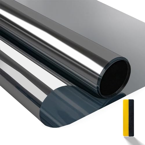 Zindoo Pellicola Finestra Anti-Guardo 44,5x200 cm Nera