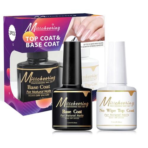 Super Strong Nail Glue for Acrylic Nails,Glue Set Quick Dry Nail Glue Detachable Bottom Glue Sealing Layer Nail Art Decoration Nail Glue