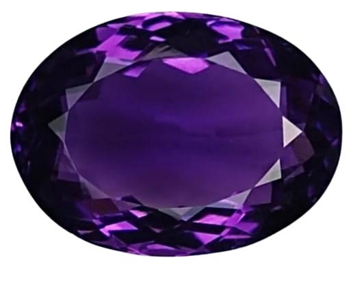 Astro CartJamuniya 5 Ratti|4.55 Carat Amethyst Stone Original Certified By Lab Oval Shape Jamuniya Ratan जमुनिया रत्न Purple Color Amethyst Gemstone अमेथिस्ट स्टोन For Unisex