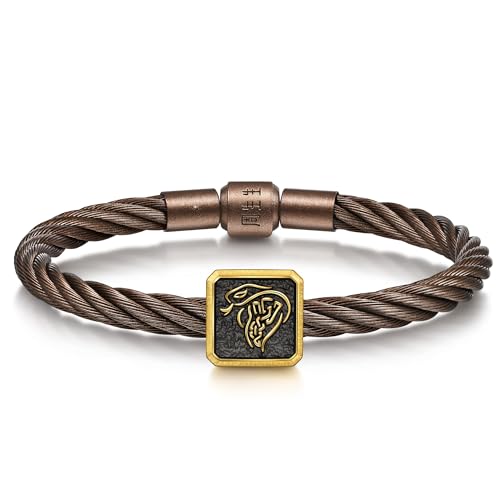 Image of CHOW SANG SANG 999 Gold Charme Chinese Zodiac Charm Bracelet for Men 19cm