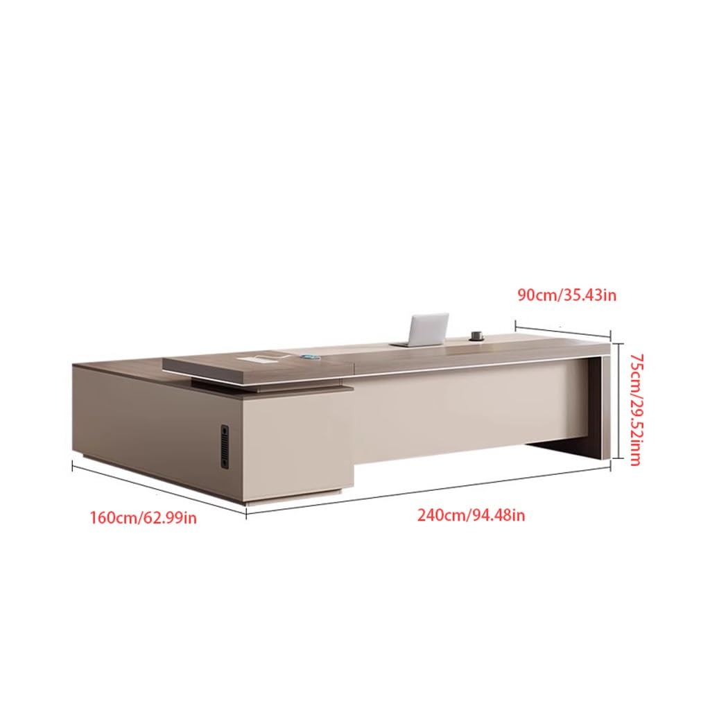 Schreibtisch Chefschreibtisch, CEO-Schreibtisch, Moderner Büroschreibtisch, Managerschreibtisch, Vorgesetztenschreibtisch, Einzelbüroschreibtisch Büro Desk