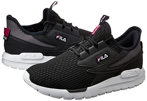 Tenis Fila Tr Knit, Feminino, Preto/Branco/Bordô, 37
