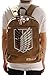 cultofmoon Unisex Attack on Titan Shoulder Shingeki No Kyojin Schulranzen Khaki, S