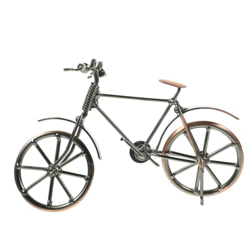 Levemolo Mini Bike Decor Vintage Bike Model Metal Model Kits Bike Model Decoration Home Dec