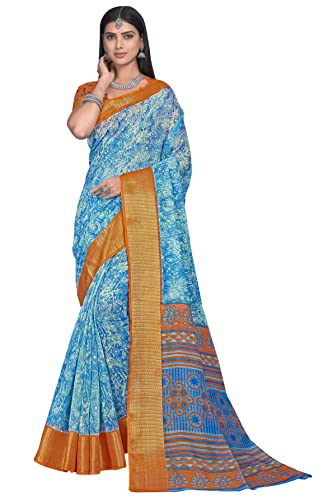 Image of Glory Sarees Women's Cotto Silk Saree With Blouse Piece (Fashion104 Parent)