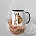 Imagen de Taza de caballo potro café té hierro natural original cumpleaños yegua fan amante animal caballo regalo Pony taza