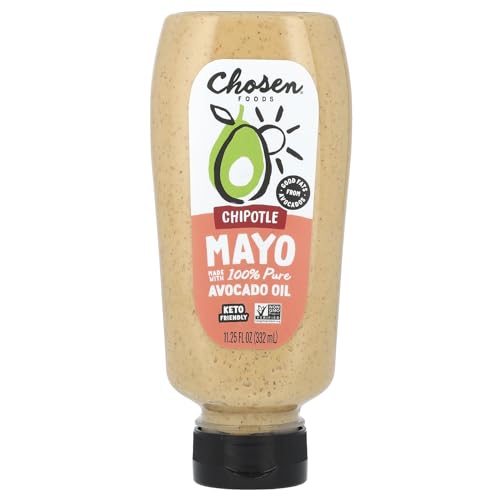 Chosen Foods, Avocado Oil Chipotle Squeeze Mayo, 11.25 Ounce