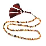  beirunde Tasbih Tesbih 99 perline islamiche per preghiera, Misbaha Masbaha Tasbeeh Sibha, Rosario Allah Mohammed Ramadan, Islam musulmano Subha Sebha perline di preoccupazione, perline di giada