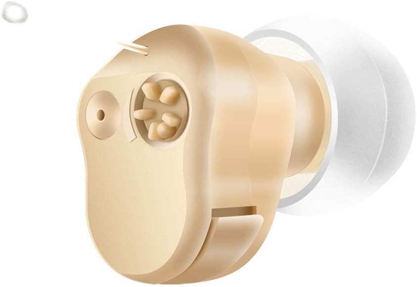 Upgrade Hearing aid to Hearing Amplifier for Sound Amplifier Super Mini Half Penny Sized in The Canal FDA Approval Designed by Audiologist