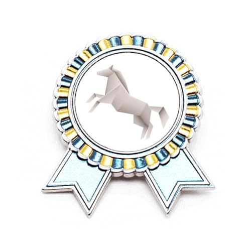 Broche maison géométrique en métal Origa : l'élégance minimaliste d'un bijou design