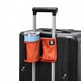 CCTOGO Luggage Cup Holder for Suitcase - Stay-On Foldable Drink Holder