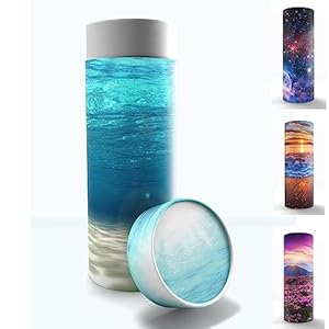 Oceanic Scattering Tubes for Human Ashes TSA Approved Scattering Urn and Eco-Friendly Biodegradable Urns for Human Ashes & Biodegradable Urn for Burial at Sea