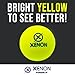 X Platform Tennis Balls by Xenon, Bright Yellow for High Visibility, Superb Durability, APTA Approved, 2 Balls per Sleeve (2 Ball Sleeve)