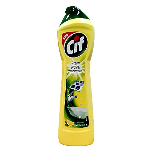 Cif Crema de limón con micropartículas, 500 ml (Paquete de 8)
