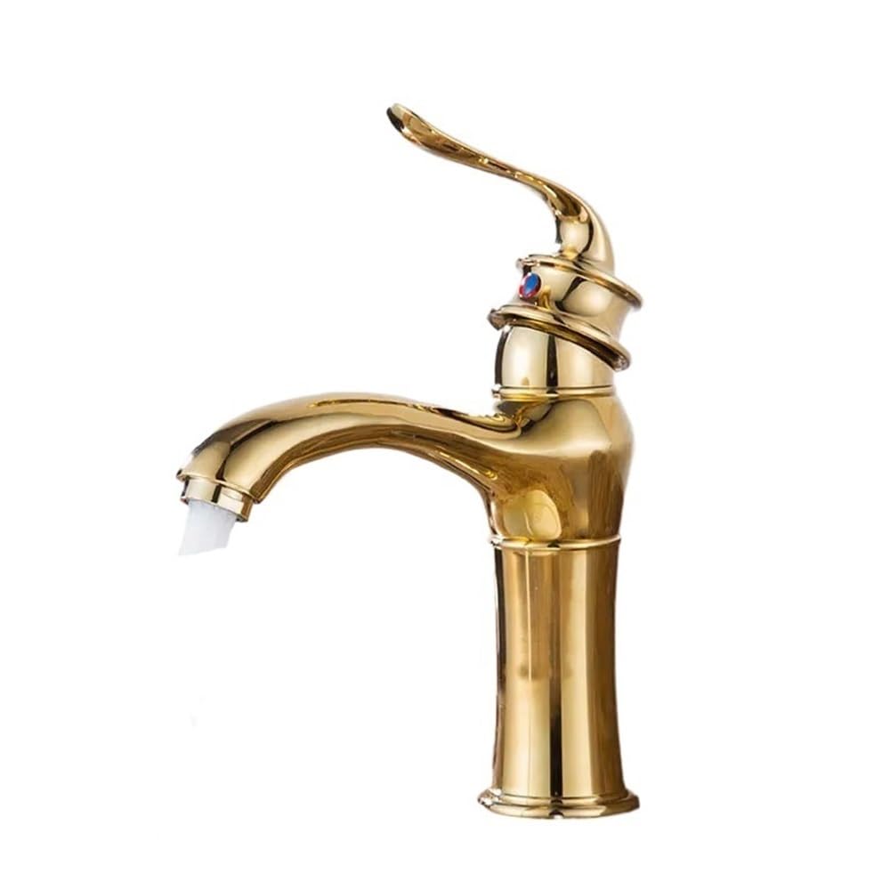 Robinet de lavabo en laiton pour évier eau chaude et froide de cuisine moderne