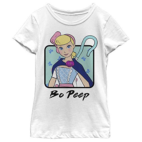 Fifth Sun Disney Pixar Toy Story 4 Bo Peep Cloak Girl's Solid Crew Tee