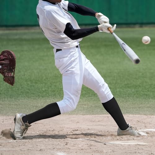 Haysandy Baseball Sock and Belt Combo Set 2 Thick Adjustable Softball Socks with Elastic Waist Belt for Youth Adults2