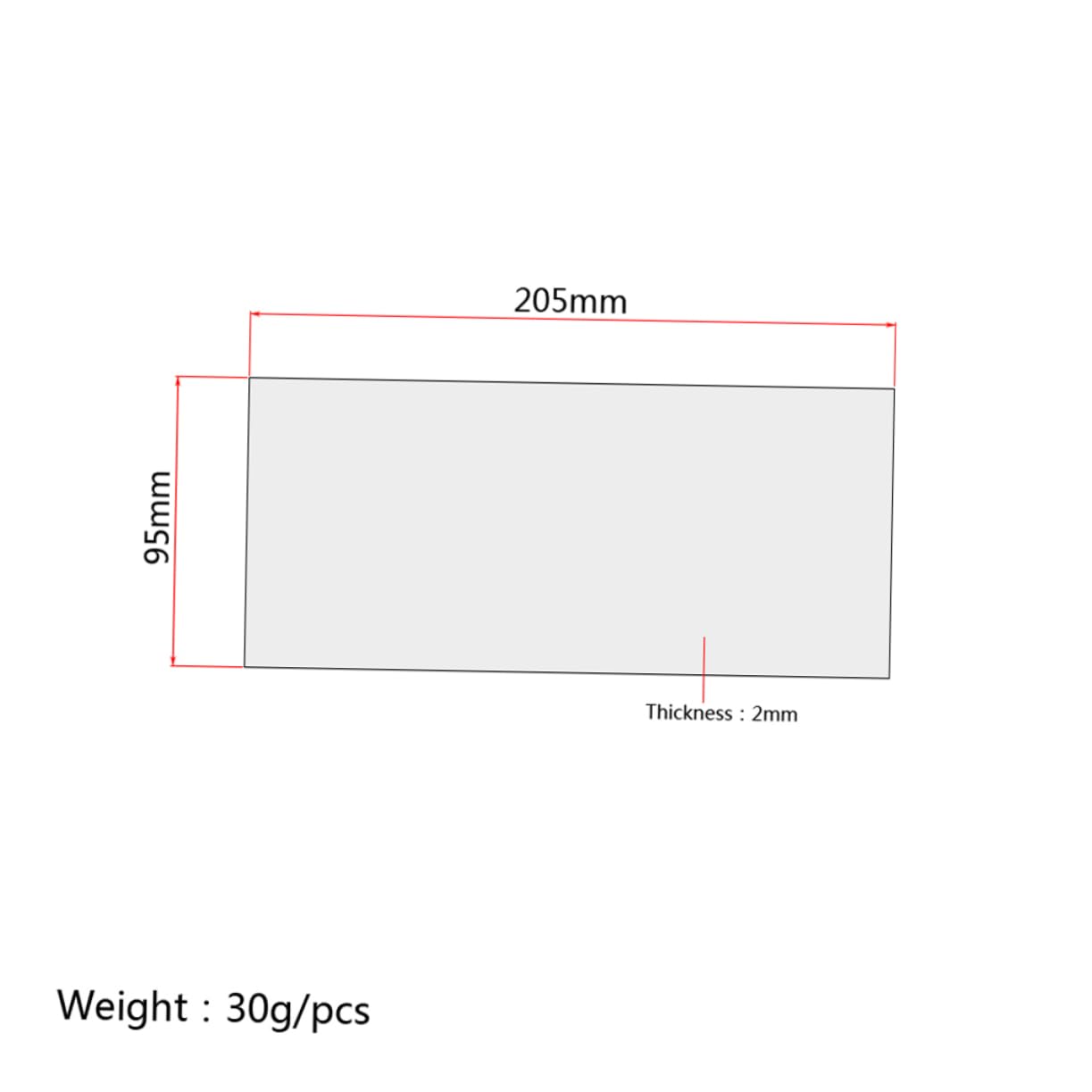FAVOMOTO 3pcs Guitar Parts Head Veneer for Guitar Soundboard Rosewood Material 20.2x9.2x0.2cm Size