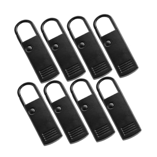 Happyyami Metal Zipper Head Repair Kit 8 Pcs Replacement Zipper Pullers for Coats Backpacks Bags Easy to Use