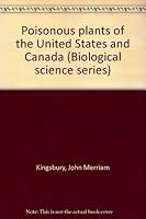 Poisonous Plants of the United States and Canada by John Merriam Kingsbury B0000CMEQQ Book Cover