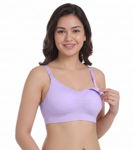 Image of Dimore Nursing Bras for Breastfeeding Seamless Maternity Bra Ultra Comfort Smooth Wireless Pregnancy Sleeping Bralette