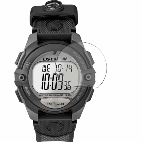 Puccy 3 Pack Screen Protector, compatible with Timex Expedition Chrono Alarm Timer 41mm TPU Film Guard （ Not Tempered Glass Protectors） -  Puccy Film for Timex Expedition Chrono Alarm Timer 41mm