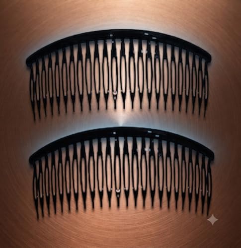 Image of ASPIRE-T Side Comb Side Hairpins Hair Clips Jooda Pins Bridal Hair Comb Clips French for Hair Acrylic Plastic Hair Accessories For Women And Girls (Half Comb 04)