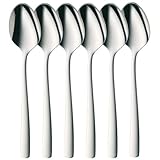 wmf hotel besteck bistro Größe: Länge 13 cm WMF 1287869990 Kaffeelöffel-Set 6 Stück Bistro