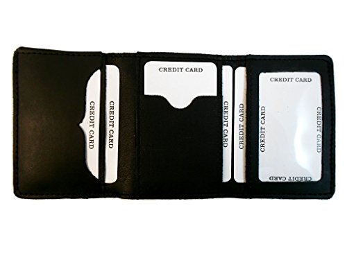 Hilltop Leather Company T-1 American Men'S Flag Usa Handcrafted Leather Trifold Wallet thumb #3