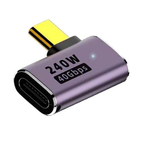 Amazon.co.jp: USB type c L字型 変換アダプター USB4 USB3.1