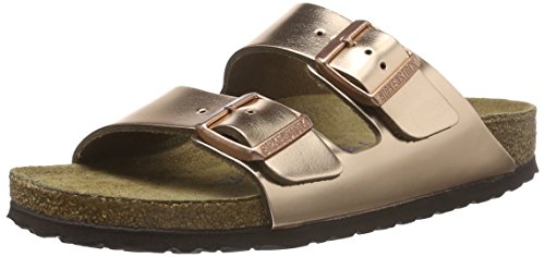 bronze metallic birkenstocks