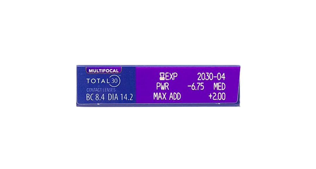Dailies AquaComfort Plus Multifocal lentes de contacto diarias | 30 lentes | R 8.7 mm | D 14.0 mm | adición alta | +00.75 dioptrías