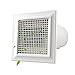 Wentylator wydechowy Wentylacyjna wentylacyjna wentylacyjna łazienka, 30 × 3 0cm Wentylator dmuchania w kratkę, duży wentylator wydechowy, duży objętość powietrza z dużym panelem kratki Wentylatory ok