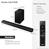 Barra de sonido Samsung HWB750F 5.1 canales Serie B con subwoofer inalámbrico 4
