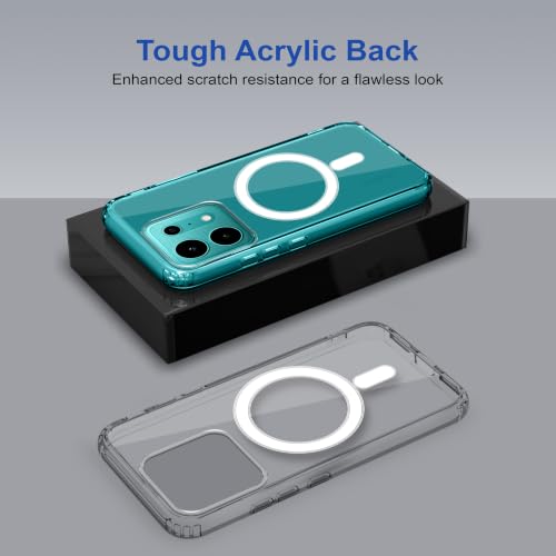 Image of Zapcase Back Case Cover for Realme P4s 5G | Compatible for Realme P4s 5G Back Cover | Compatible with MagSafe | Scratch-Resistant Back Cover | Clear