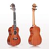 Ranch Concert Ukulele 23 inch Solid Top Ukelele Kit Professional Small Hawaiian Guitar Ukalalee Starter Pack Bundle Gig bag, Tuner, Strap, Aquila String Set, 12 Online Lessons - Glossy