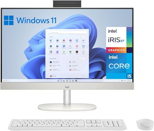 HP All-in-One 24-cr0010ss - Ordinateur de Bureau de 23,8' FHD (Intel Core...