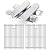 Criditpid Replacement Parts for Nexgrill 4 Burner 720-0830H, 720-0783E, Nexgrill 720-0830D, 720-0830X, 720-0783EH. Grates and Grill Heat Plates for Home Depot Nexgrill 720-0830H Replacement Parts.