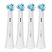 Produktbild Oral-B iO Ultimate Clean Aufsteckbürste für elektrische Zahnbürste, verdrehte & abgewinkelte Borsten für tiefere Plaque-Entfernung, 4 Stück Zahnbürstenköpfe, Weiß