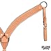 HILASON Western Horse Breast Collar American Leather Tan | for Horses