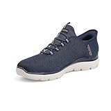 Skechers Herren Summits HIGH Range Sneakers, Navy Mesh/Trim, 43 EU