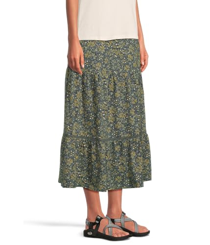 Toad&Co Marigold Tiered Midi Skirt2