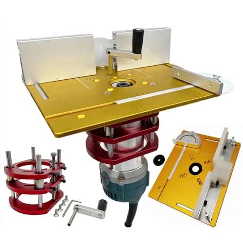 Router Lift Tools Kit For Woodworking Engraving – Lift Hub Router Tisch Lift Manual W/Router Table Insert Plate Base – Router Lift Systems Support Maximum Lift 51mm