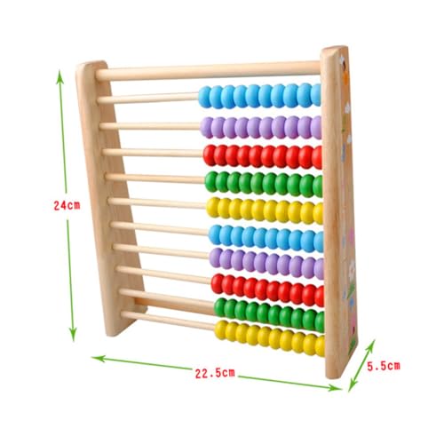 HOOTNEE Quadro De Contagem De Madeira Para Crianças Quadro De Contagem Vertical Placa De Contagem De