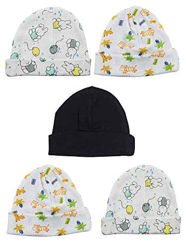 bambini Beanie Baby Caps (Pack of 5)