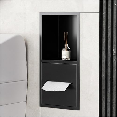 Shower Niche, Stainless Steel Embedded Wall Shelf, Bathroom Shelves, Home Bedroom Kitchen Wet Room Alcove, Shampoo Toiletry Toilet Paper Waterproof Storage Shower Organiser