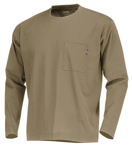 ATION(�G�[�V��-��)��ƕ� �ėp T�V���c �z������ �X�g���b�` �ʋC AIR FEEL TECH �����N���[ 8757 �x�[�W�� �RL