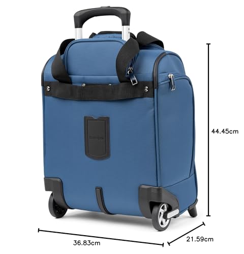 Image of Travelpro Maxlite 5 | Rolling Underseat Bag, Ensign Blue, 15-Inch, Maxlite 5 Rolling Underseat Compact Carry-on Bag