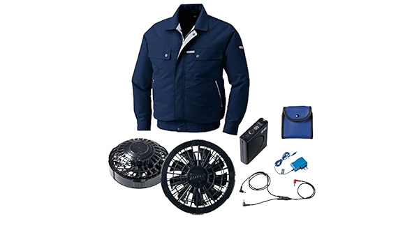 Amazon.co.jp: 空調服ⓇKU90450 長袖ブルゾン+ スターターキット