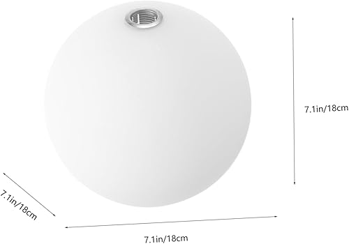Miniatura 2 de Lámpara de globo de vidrio para lámpara de cristal, pantallas de repuesto, cubiertas de luz de burbuja redonda, protector de bombilla para pared,